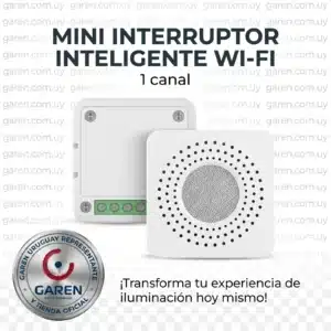 Mini interruptor inteligente WiFi Garen 1 canal