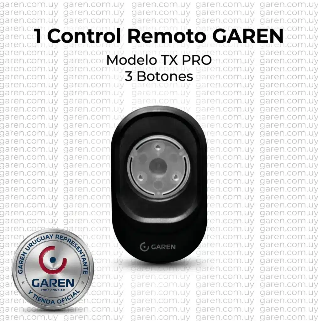 Control remoto Garen TX Pro 3 botones