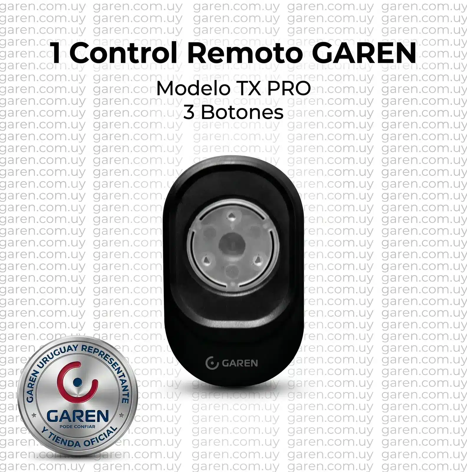 Control remoto Garen TX Pro 3 botones