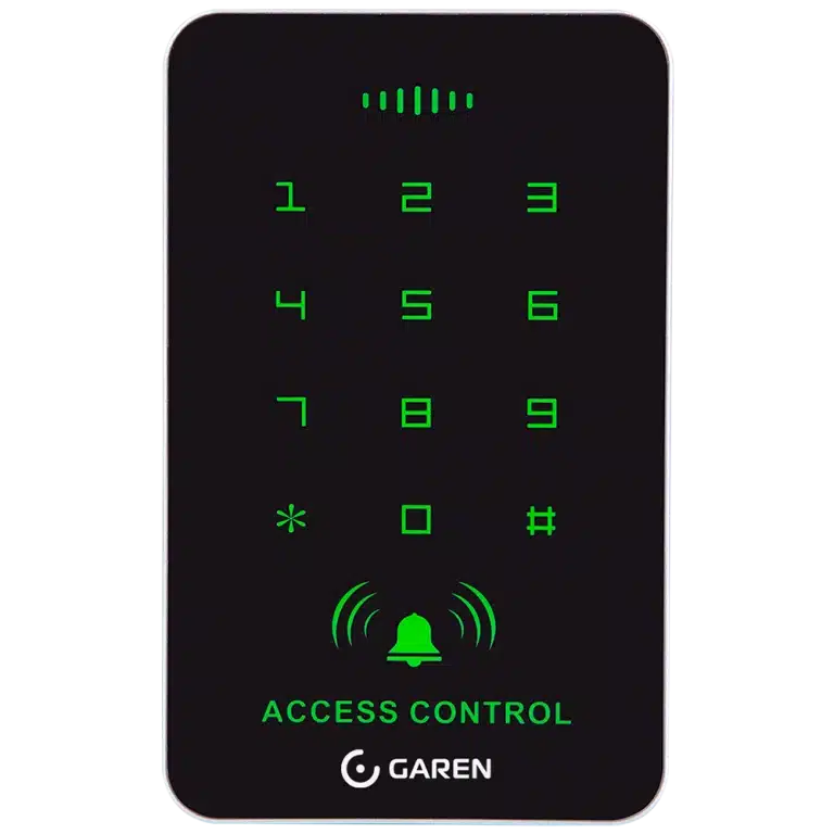 Lector con teclado táctil para control de acceso