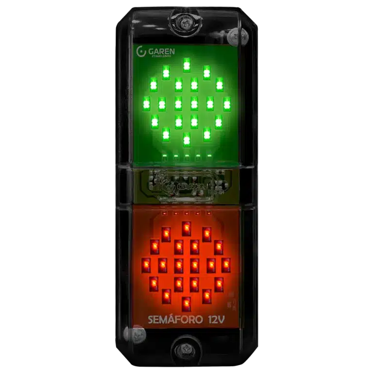 Semáforo Garen 12 V luz roja y verde